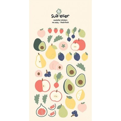 Suatelier Stickers No. 1074 Fresh Fruit