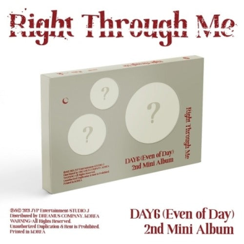 K-Pop CD Day6(Even of Day) - 2nd Mini Album 'Right Through Me'